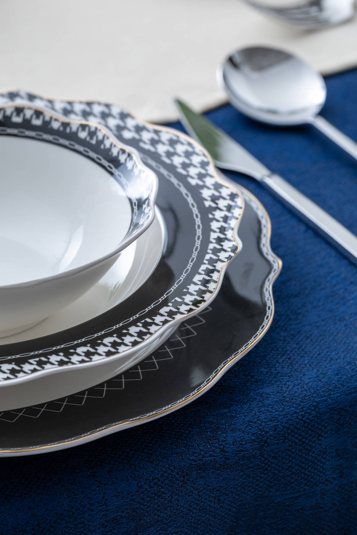 Adena 6 Kişilik 24 Parça Yemek Takımı - Purtaş Ticaret