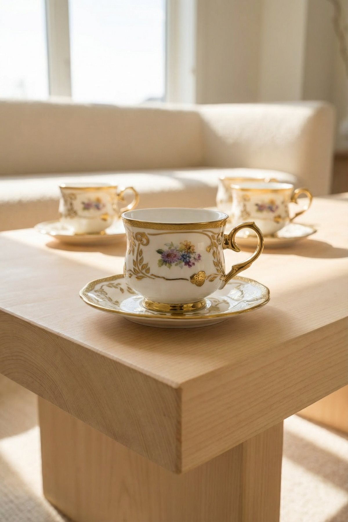 LILIETTA/LUANA 6 LI KAHVE FİNCAN TAKIMI - Purtaş Ticaret