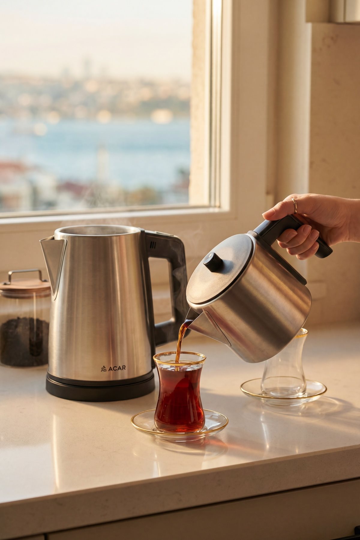 Ultimate Pro Tea Max İnox Çay Makinesi - Purtaş Ticaret