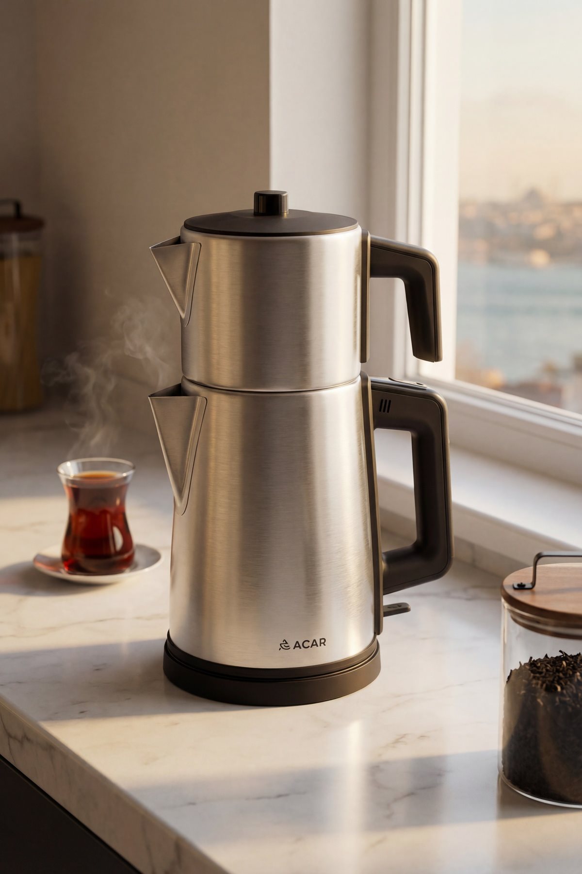Ultimate Pro Tea Max İnox Çay Makinesi - Purtaş Ticaret