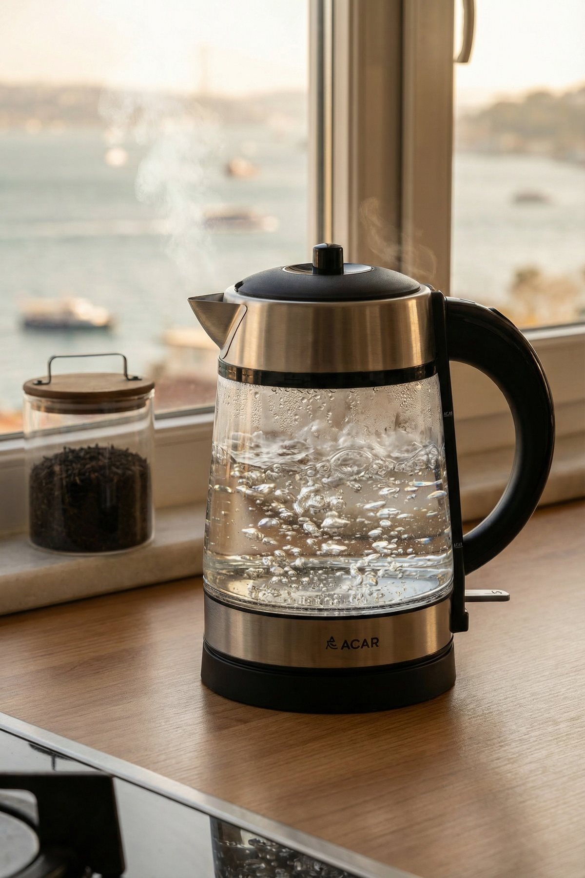 Ultimate Pro Tea Max Cam İnox Çay Makinesi - Purtaş Ticaret