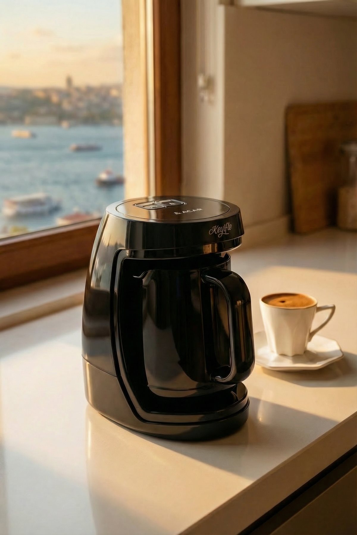Ultimate Pro Keyifle Türk Kahve Makinası Siyah - Purtaş Ticaret